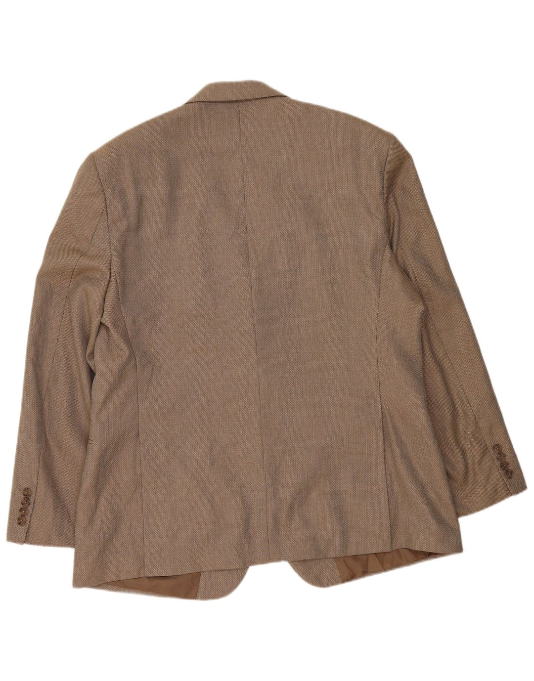 Marks & Spencer Herren-Blazer mit 2 Knöpfen, UK 46, XL, Beige, Polyester