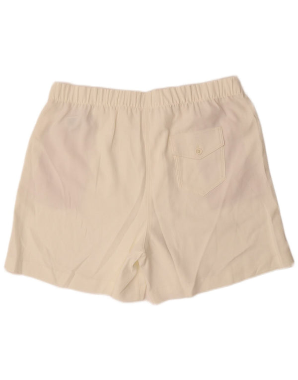 Marks & Spencer Damen Chinoshorts UK 18 XL W38 Off White Polyester