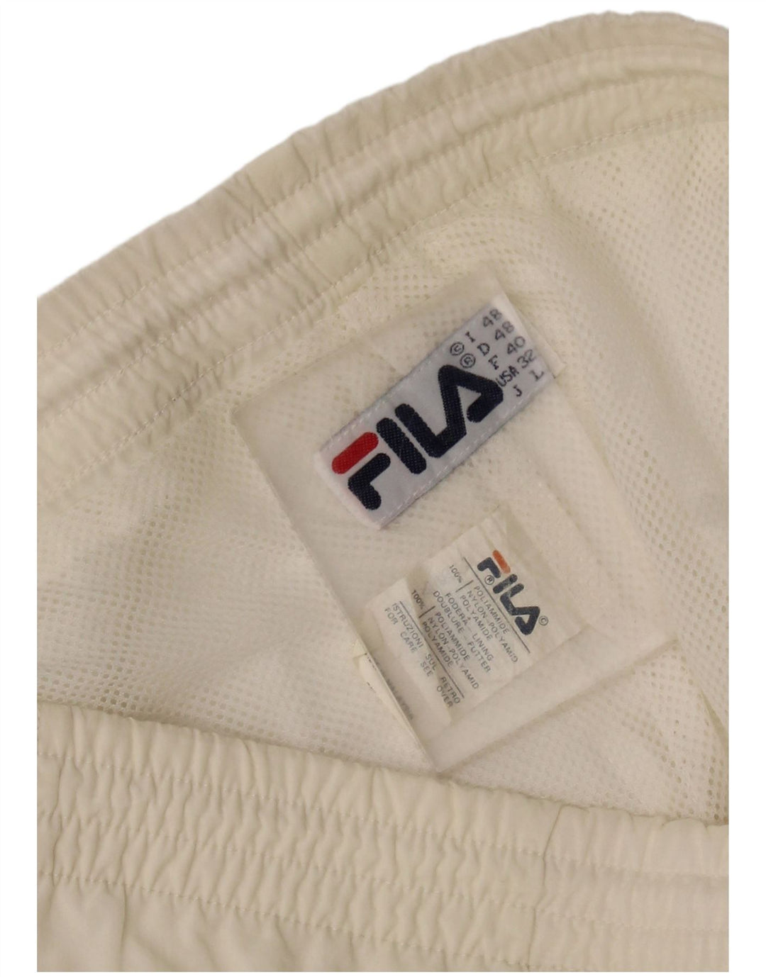FILA Herren Trainingshose Jogger IT 48 Medium Off White Polyamid