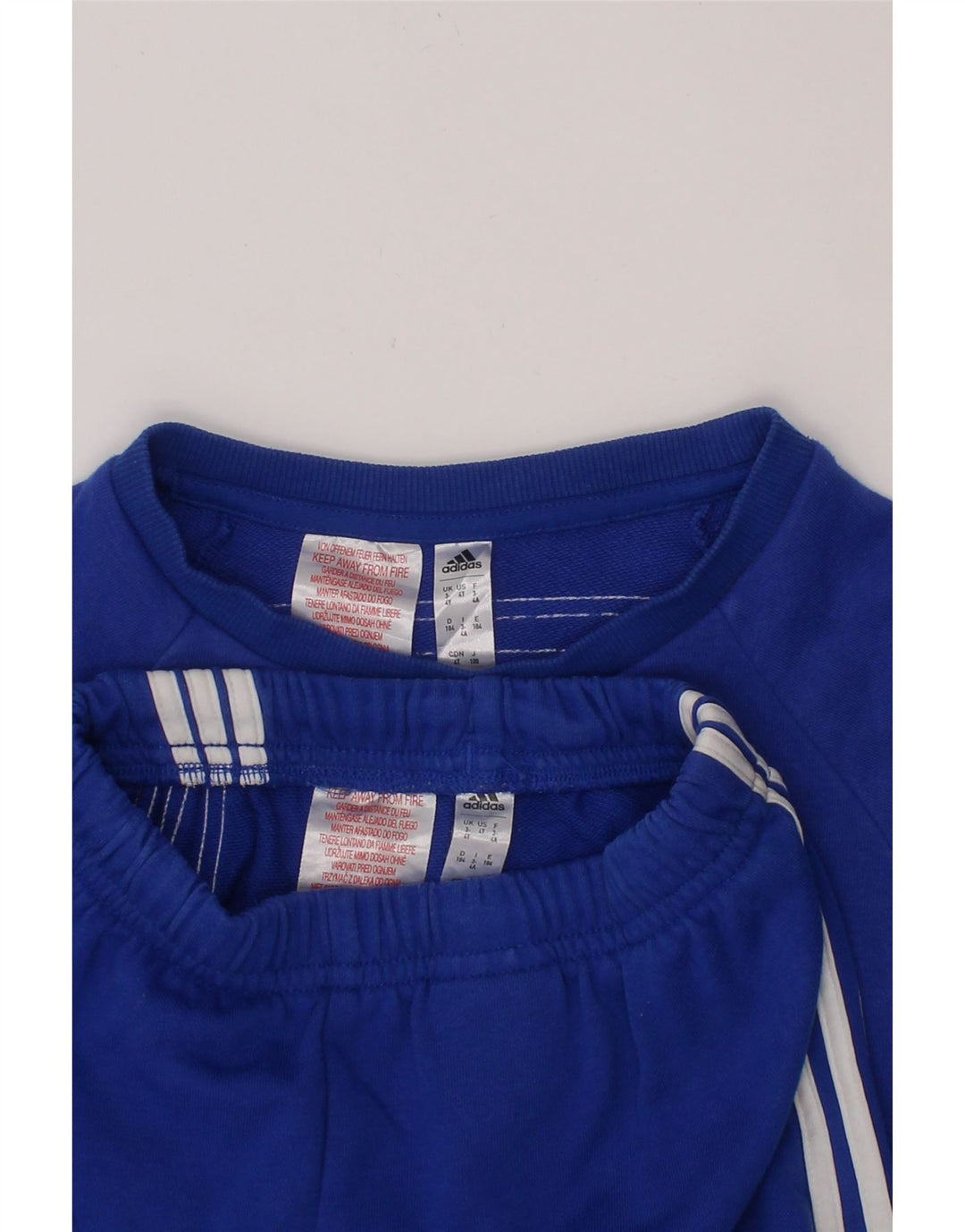 ADIDAS Boys Full Tracksuit 3-4 Years  Blue Cotton Vintage Adidas and Second-Hand Adidas from Messina Hembry 