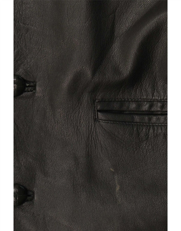 Milan Herren Lederjacke UK 38 Medium Black Classic