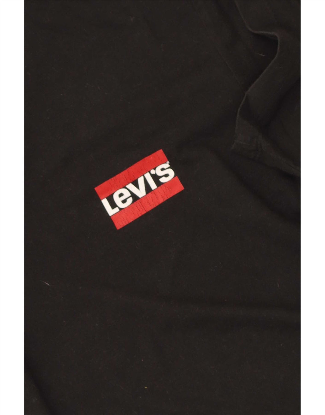 Levi's Herren T-Shirt Top Large Schwarz Baumwolle