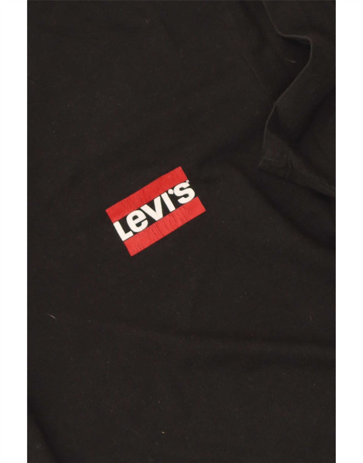 Levi's Herren T-Shirt Top Large Schwarz Baumwolle
