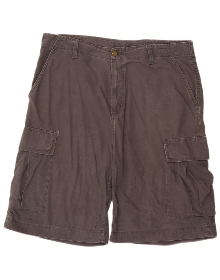 Carhartt Herren Cargoshorts W33 mittelgraue Baumwolle