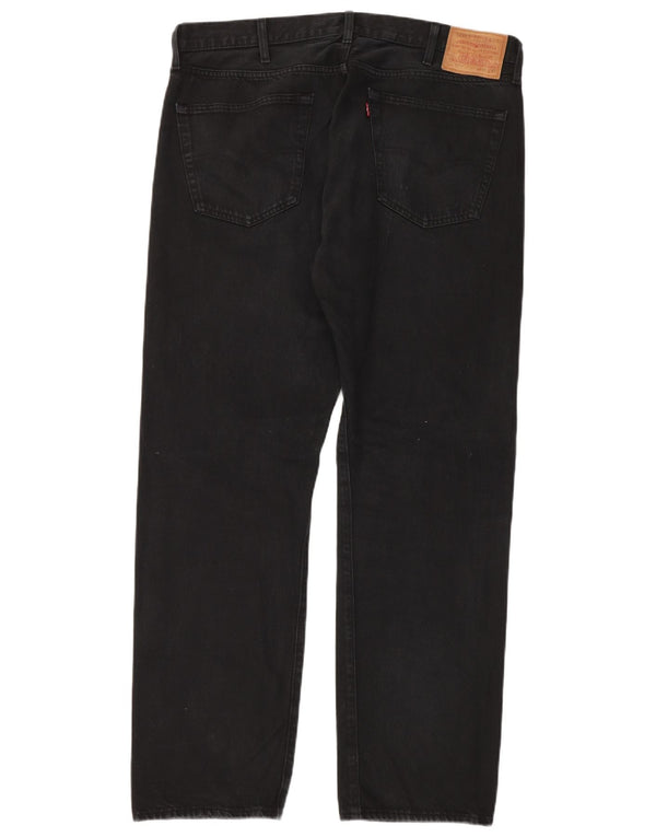 Levi's Herren 501 Straight Jeans W38 L32 Schwarz