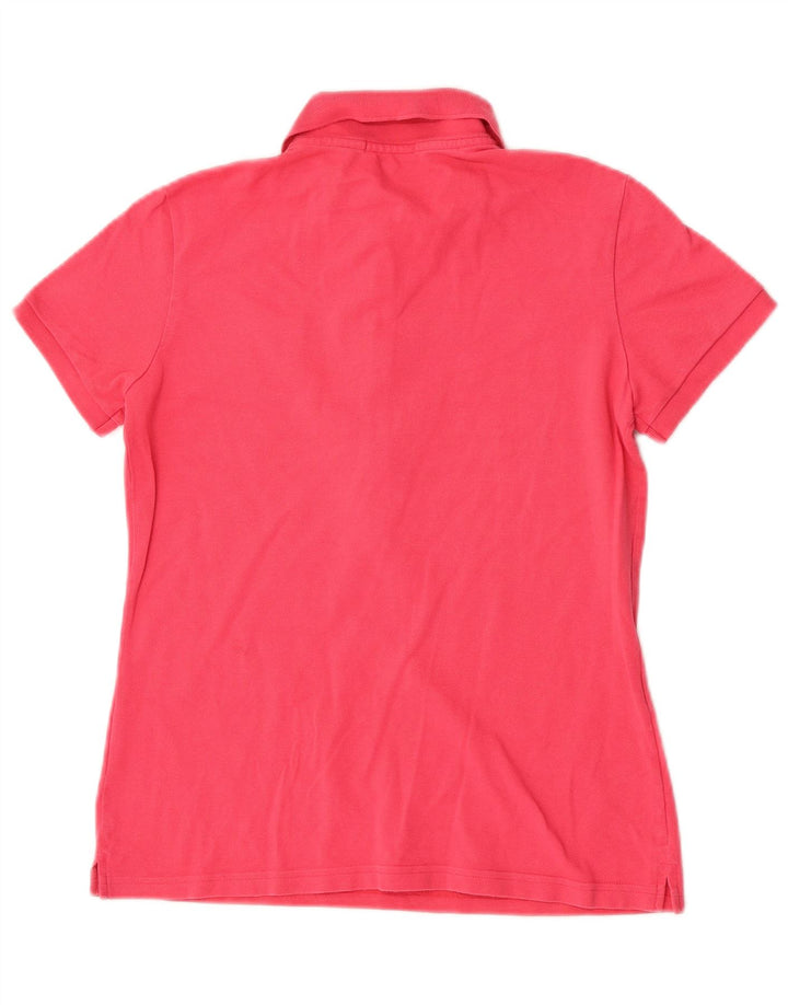 Lacoste Damen-Poloshirt, Größe 40, mittelrosa, Baumwolle
