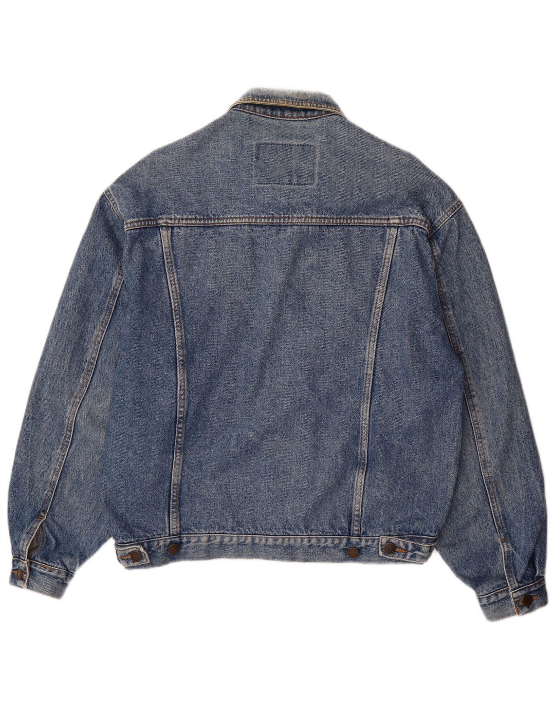Casucci Herren Jeansjacke UK 38 Mittelblaue Baumwolle