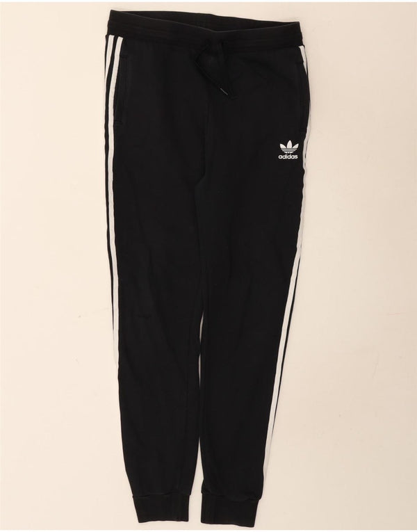 Adidas Mädchen-Trainingshose, Jogginghose, 15–16 Jahre, schwarze Baumwolle