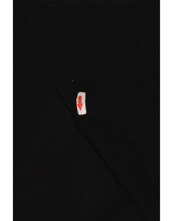 Zara Damen Ärmelloses Etuikleid UK 10 Small Schwarz Polyester