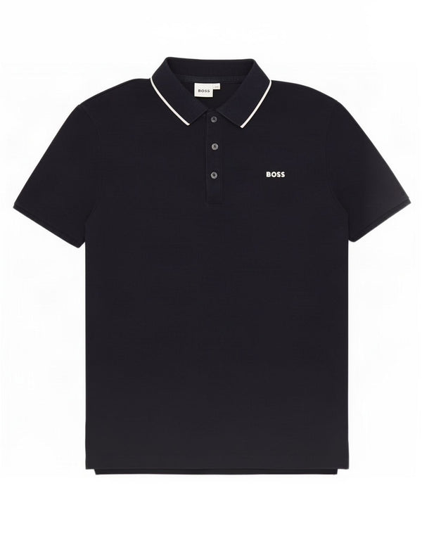 Hugo Boss Poloshirt für Jungen, 13–14 Jahre, marineblaue Baumwolle