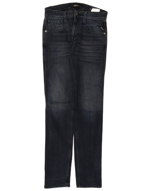 REPLAY Slim-Jeans für Damen, W31, L34, marineblau, Baumwolle