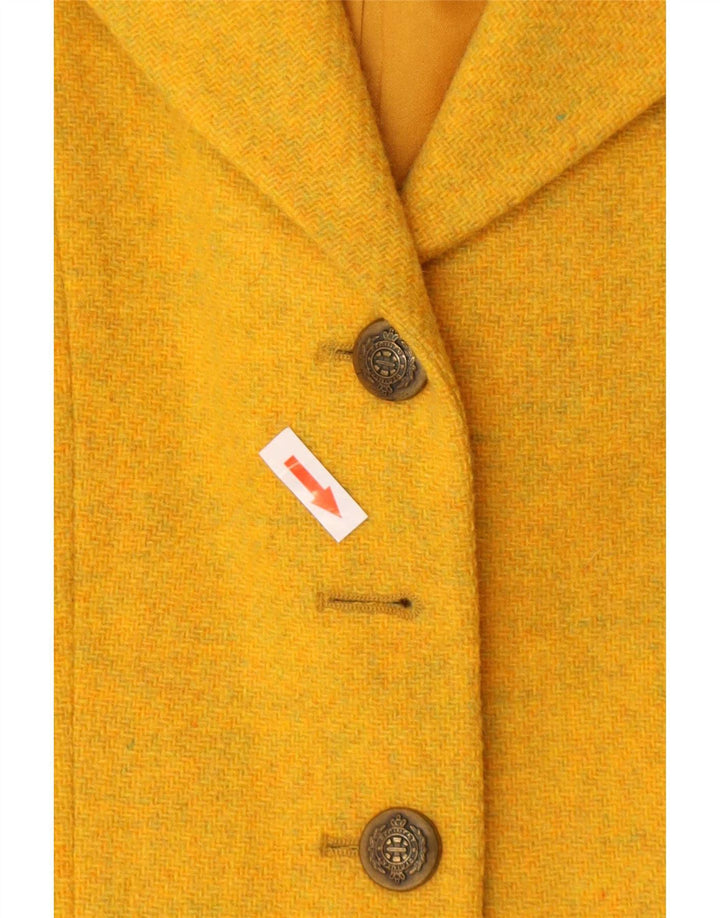 Neue Penny Damen-Blazerjacke mit 4 Knöpfen, IT 42, mittelgelbe Wolle