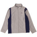 Kappa Herren-Trainingsanzug-Top-Jacke aus mittelblauem Colourblock-Polyester