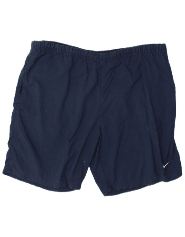 Nike Herren Sport Shorts UK 46/47 XL Marineblaues Nylon