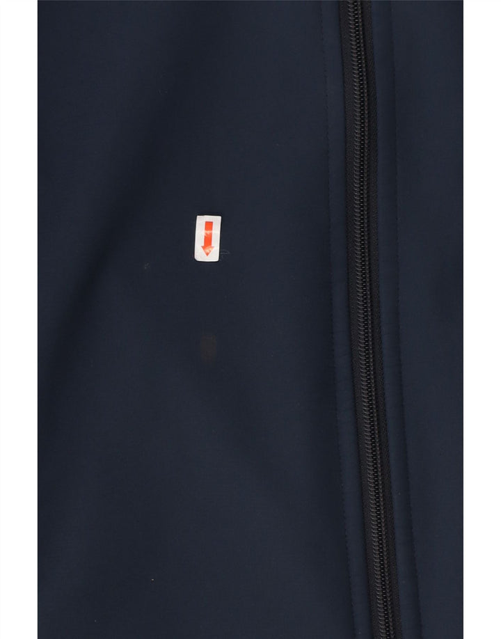 JACK WOLFSKIN Herren-Trainingsanzug-Oberteiljacke UK 36/38 Small Marineblau Polyester