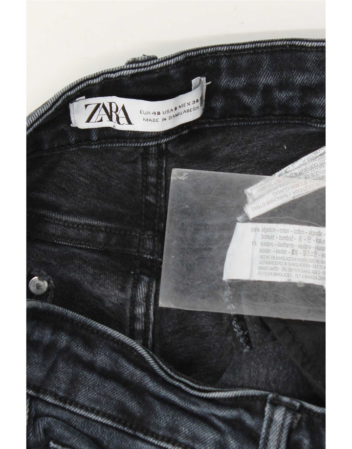 Zara Damen Slim Jeans EU 40 Medium W30 L26 Marineblau Baumwolle