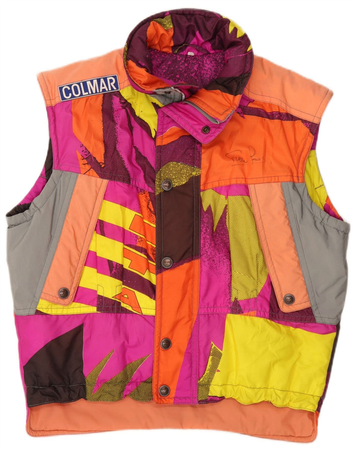 Colmar Herren Graphic Ski wattierte Weste UK 36 Small Mehrfarbiger Farbblock