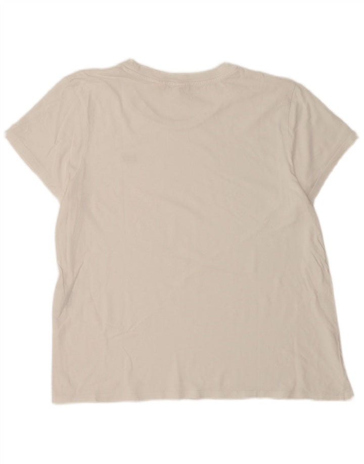 Levi's Damen T-Shirt Top UK 18 XL Weiß
