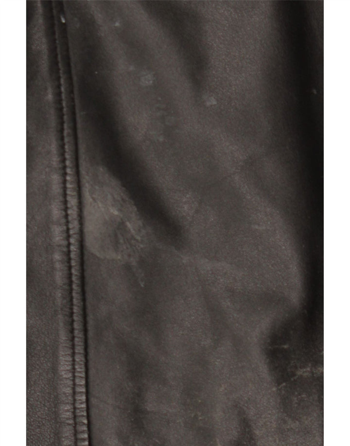 ROUTE 66 Mens Leather Jacket UK 40 Large Black Leather Vintage Route 66 and Second-Hand Route 66 from Messina Hembry 