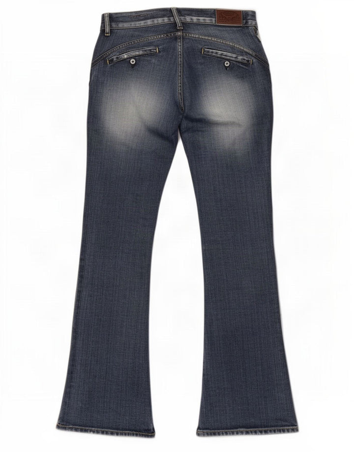 Replay Herren Cargo Bootcut Jeans W30 L32 Blaue Baumwolle