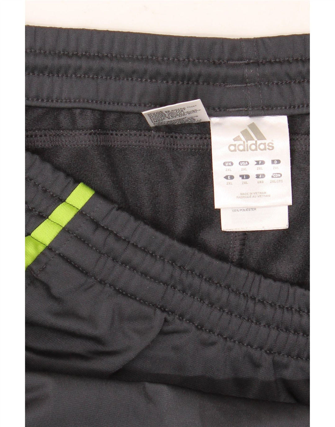 Adidas Herren-Trainingshose 2XL, Marineblau, Colourblock-Polyester