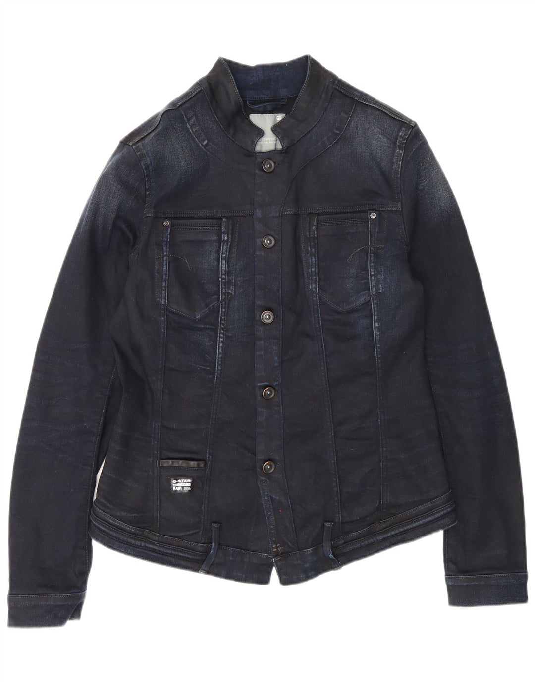 G-Star Damen Jeansjacke UK 14 Large Marineblau