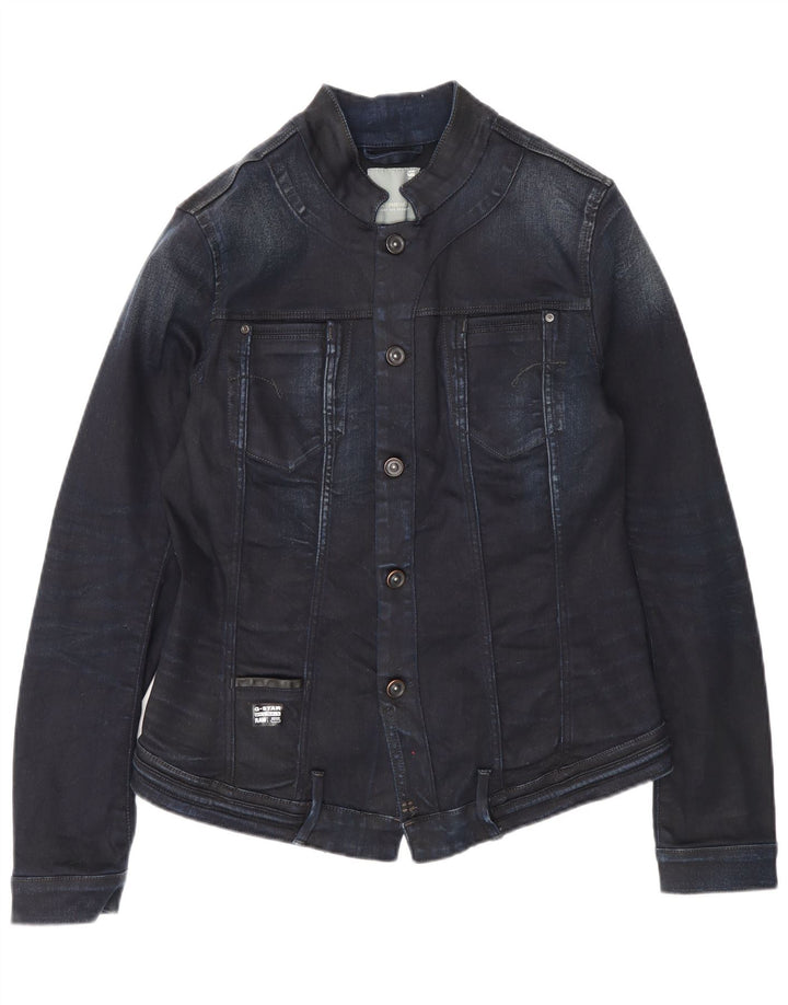 G-Star Damen Jeansjacke UK 14 Large Marineblau