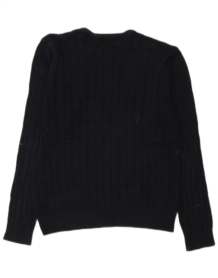 Marks & Spencer Herren Blue Harbor Rundhalspullover Pullover Small Navy