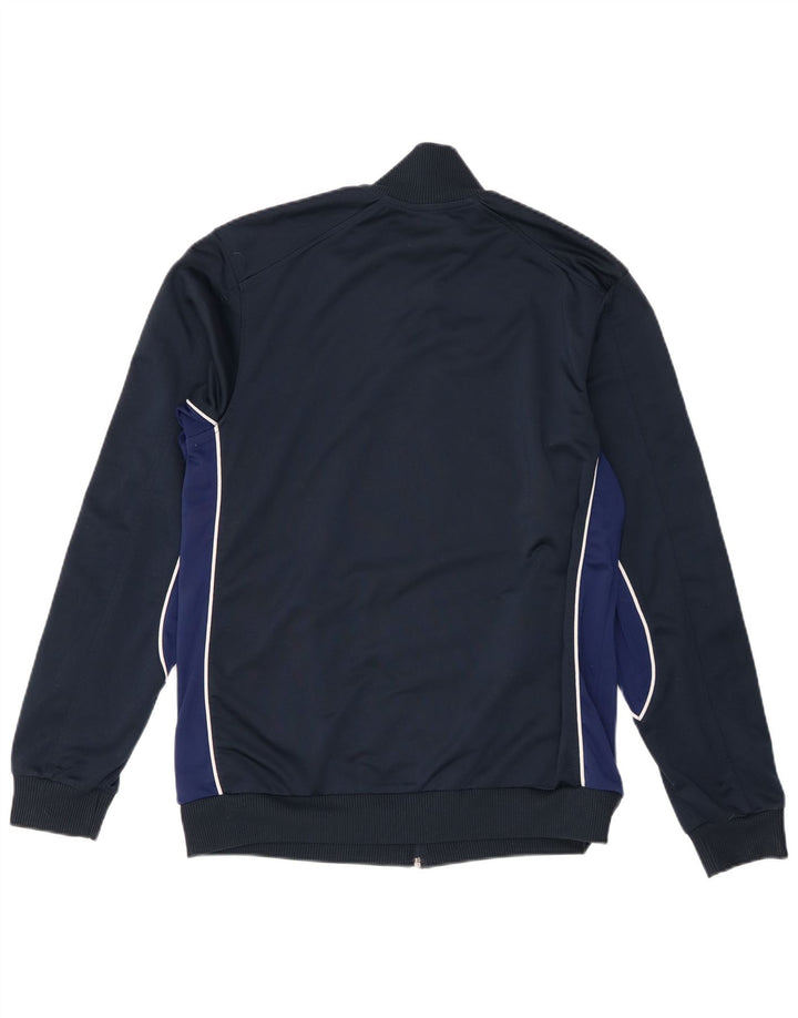 Adidas Herren-Trainingsanzug-Top-Jacke, UK 40/42, mittleres Marineblau, Farbblock