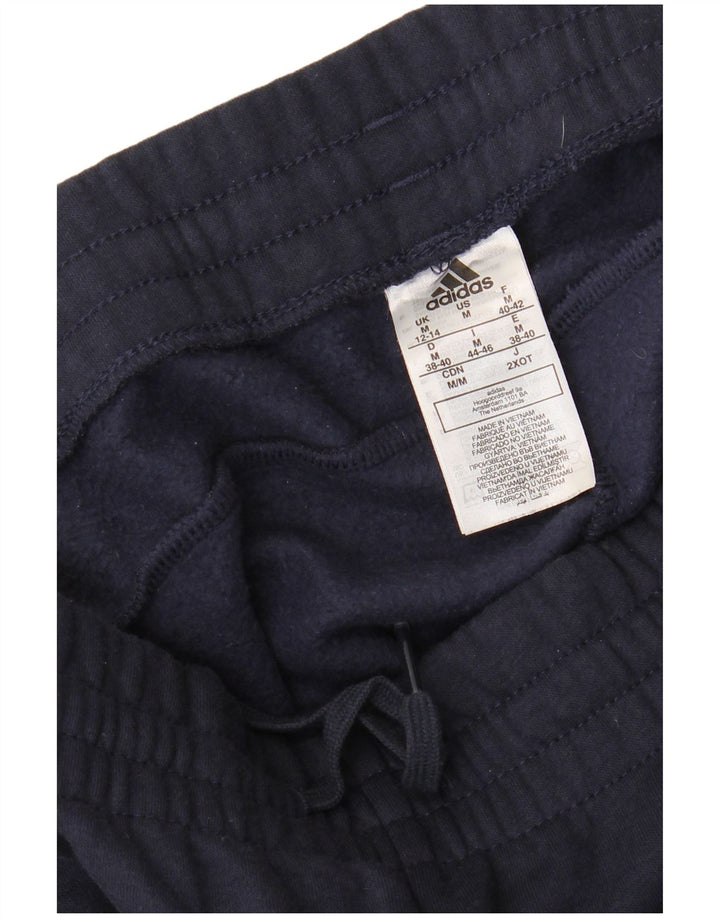 ADIDAS Damen Trainingshose Jogger UK 12/14 Medium Marineblau