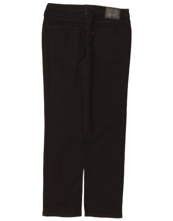 Levi's Herren 541 Tapered Jeans W34 L32 Schwarze Baumwolle