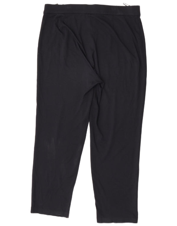 Marks & Spencer Damen Tapered Freizeithose UK 18 XL W36 L29 Marineblau