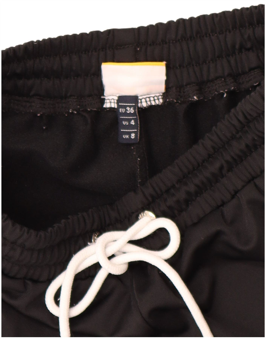 Ellesse Womens Graphic Sport Shorts UK 8 Small Schwarz