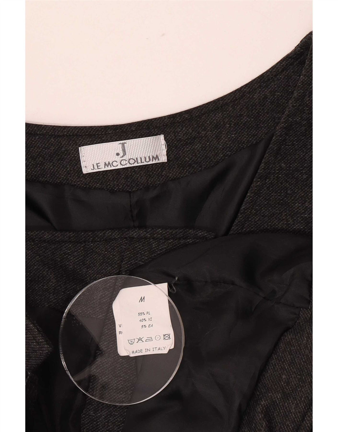 J.E. Mc Collum Herren Weste Mittelgraues Polyester