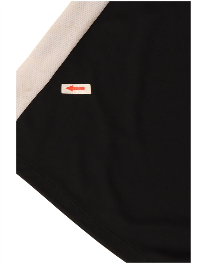 Nike Dri-Fit-Oberteil für Jungen, langärmlig, 6–7 Jahre, Größe L, Schwarz, Farbblock