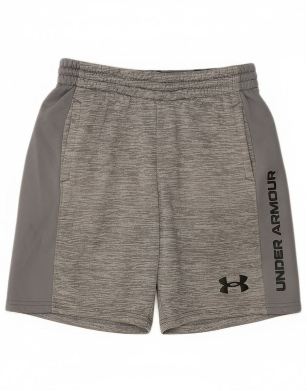 Under Armour Jungen Graphic Sport Shorts 9–10 Jahre Mittelgrau meliert