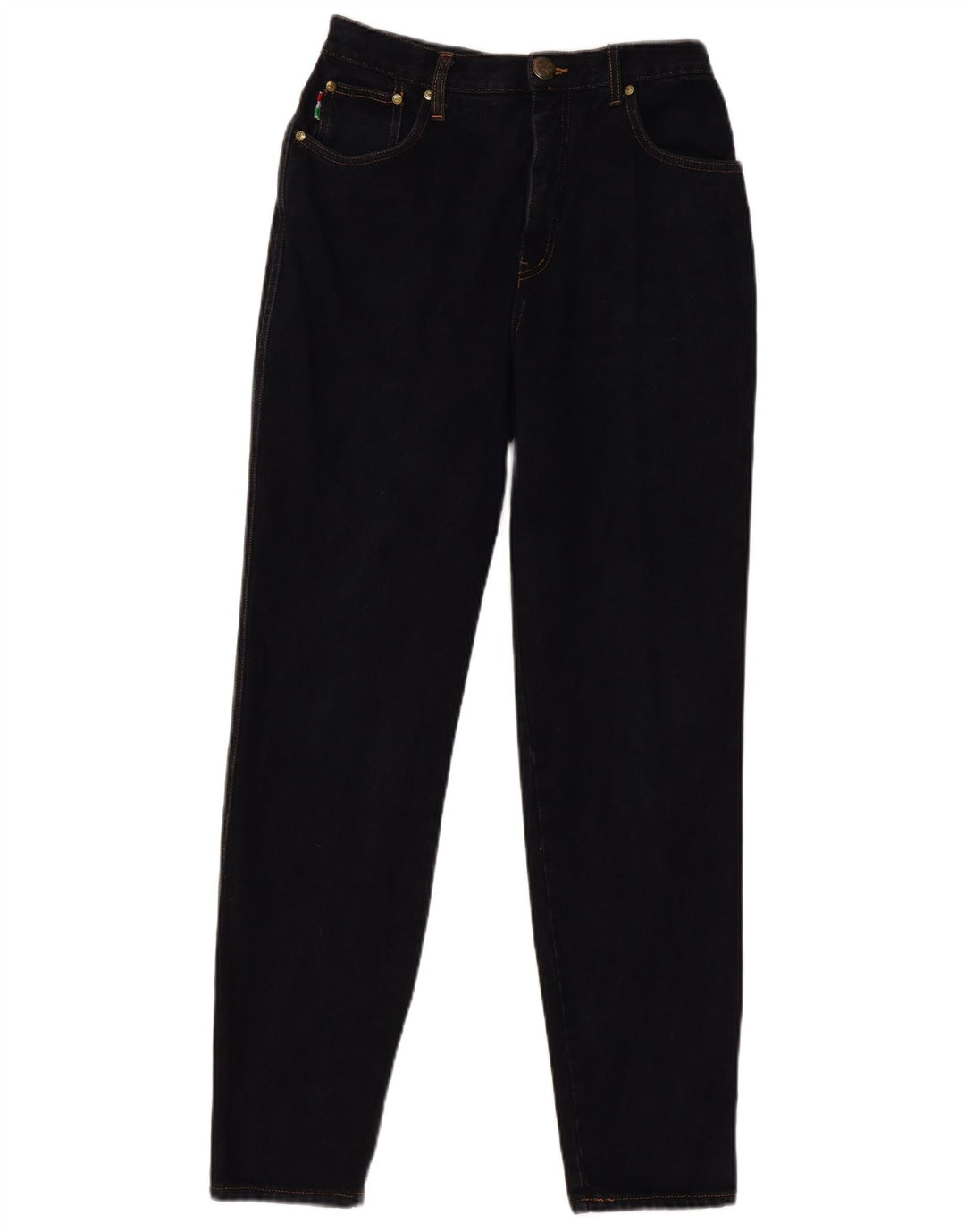 Moschino Damen Slim Jeans W28 L31 Marineblau
