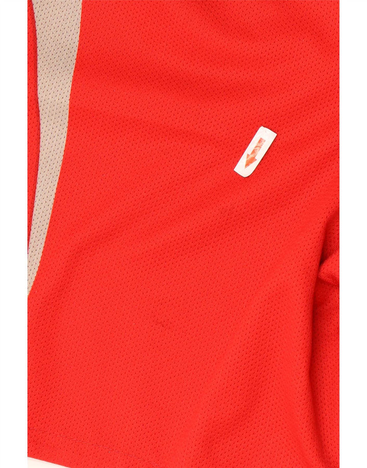 Champion Herren-Sportshorts mit Grafik, groß, rotes Farbblock-Polyester