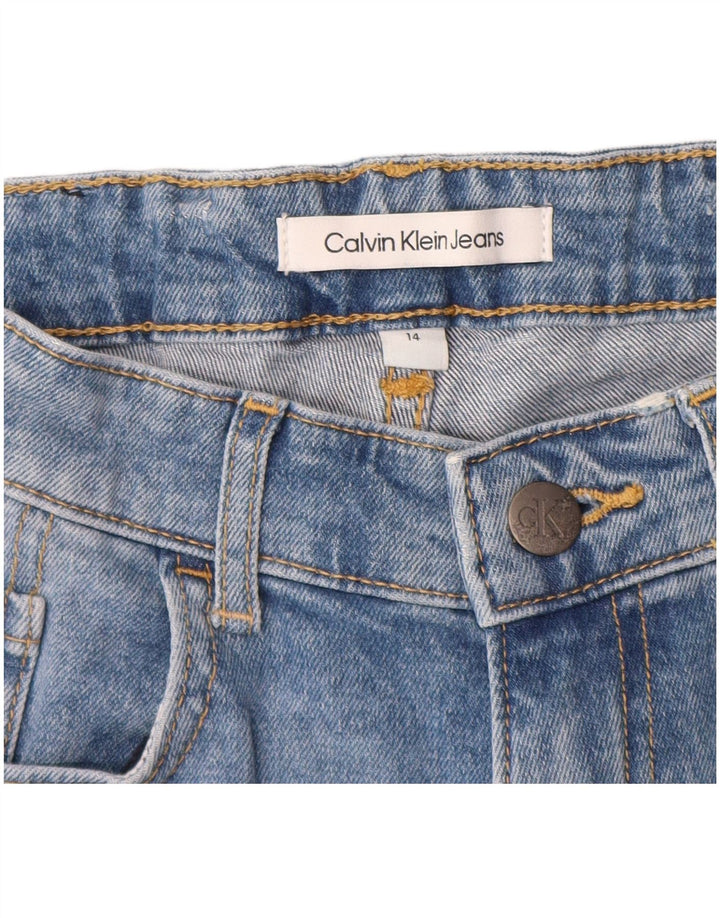 Calvin Klein Jeansshorts für Jungen, 13–14 Jahre, W26, Blau