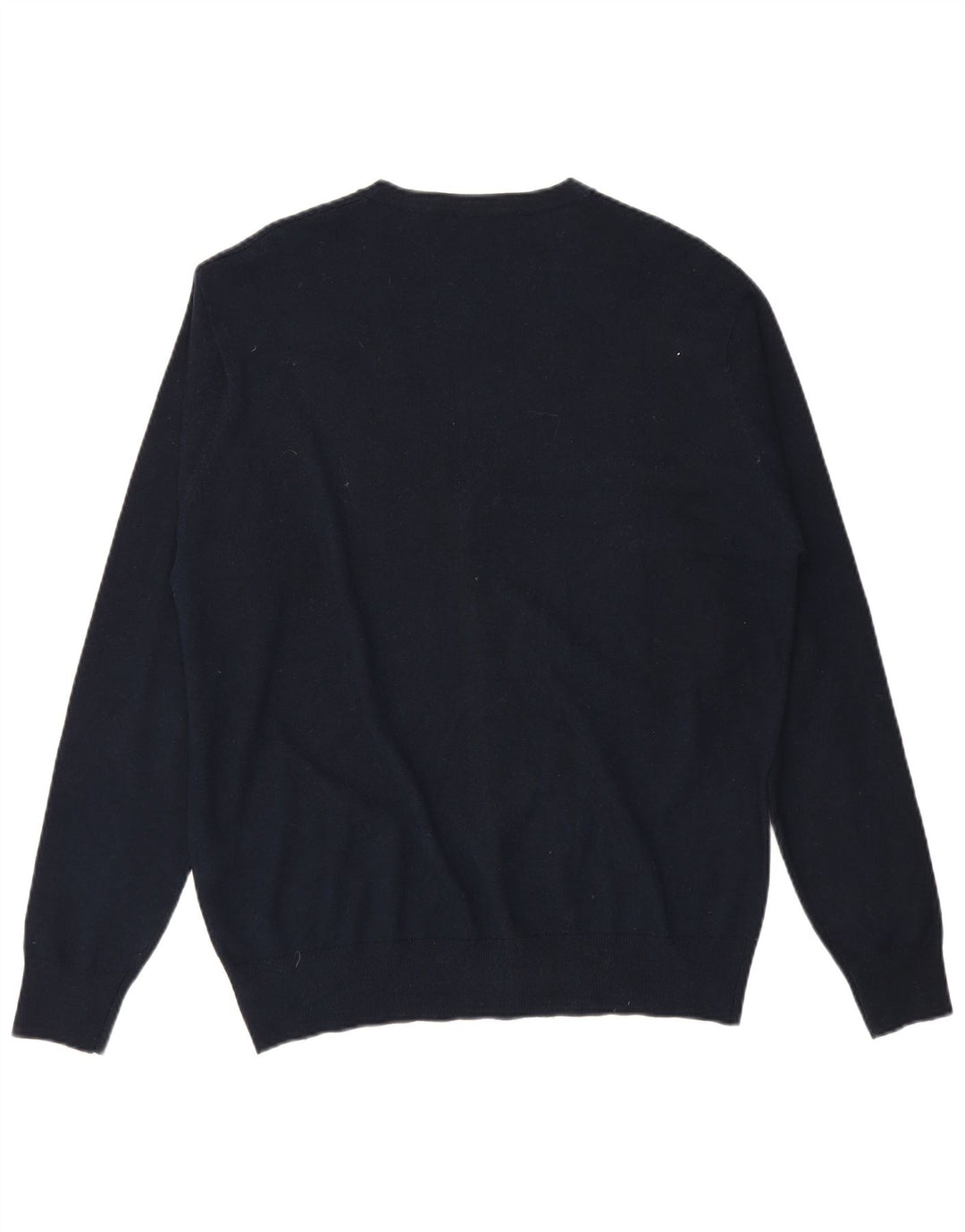 Trussardi Herren-Strickjacke IT 54 XL Marineblaue Wolle