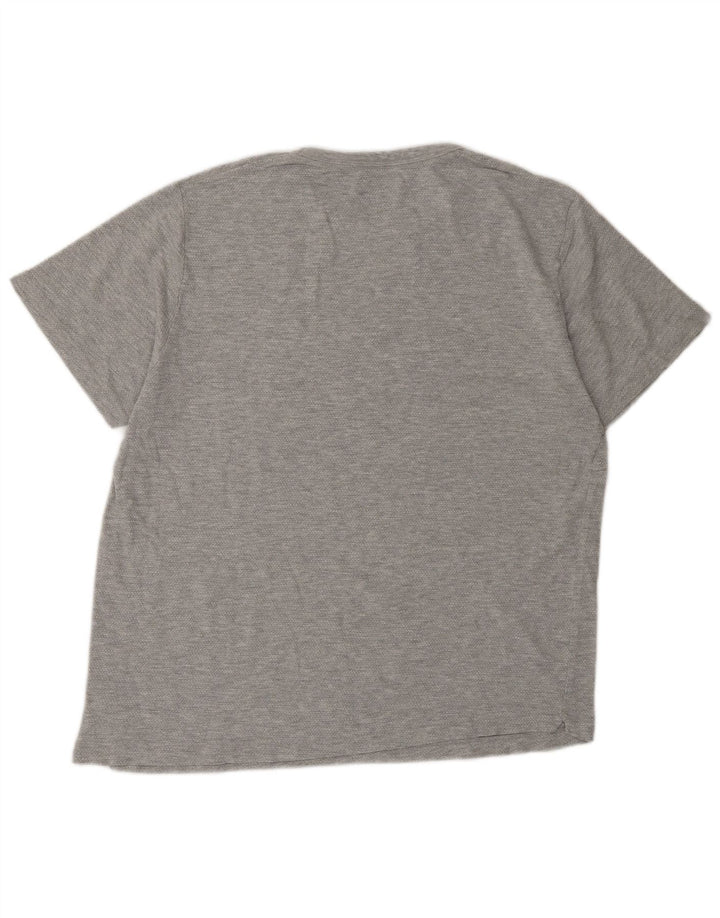 French Connection Herren T-Shirt Top XL Grau Baumwolle