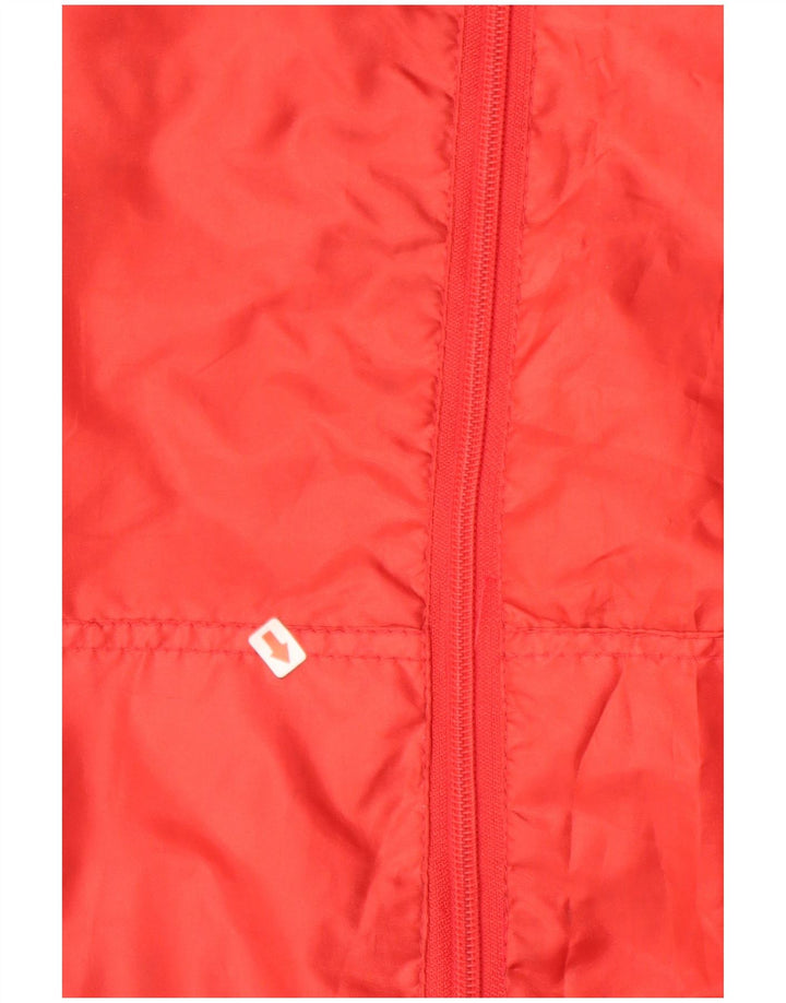 ASICS Herren Regenjacke UK 36 Small Rot Polyester