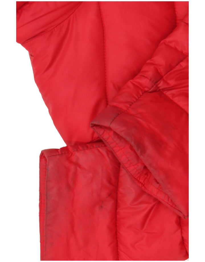 Barbour Herren gepolsterte Jacke UK 8 Small Rot Polyamid