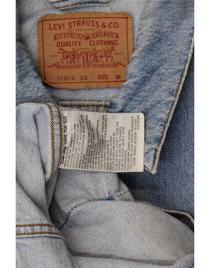 Levi's Herren 70503 Jeansjacke UK 38 Mittelblaue Baumwolle