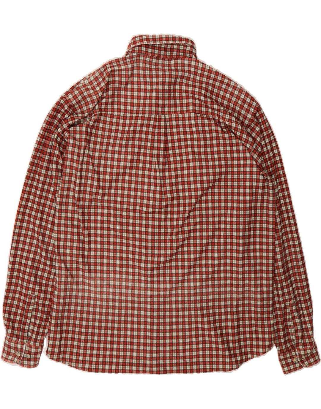 SALEWA Mens Flannel Shirt Large Red Check Polyester Vintage SALEWA and Second-Hand SALEWA from Messina Hembry 