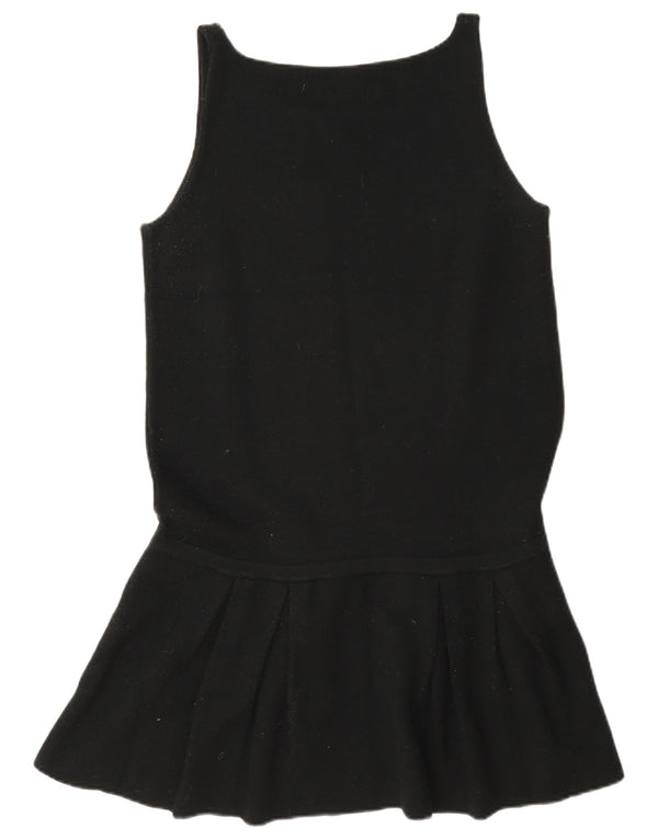 Zara Damen ärmelloses Kleid mit normaler Drop-Taille, UK 14, Large, Schwarz, Acryl