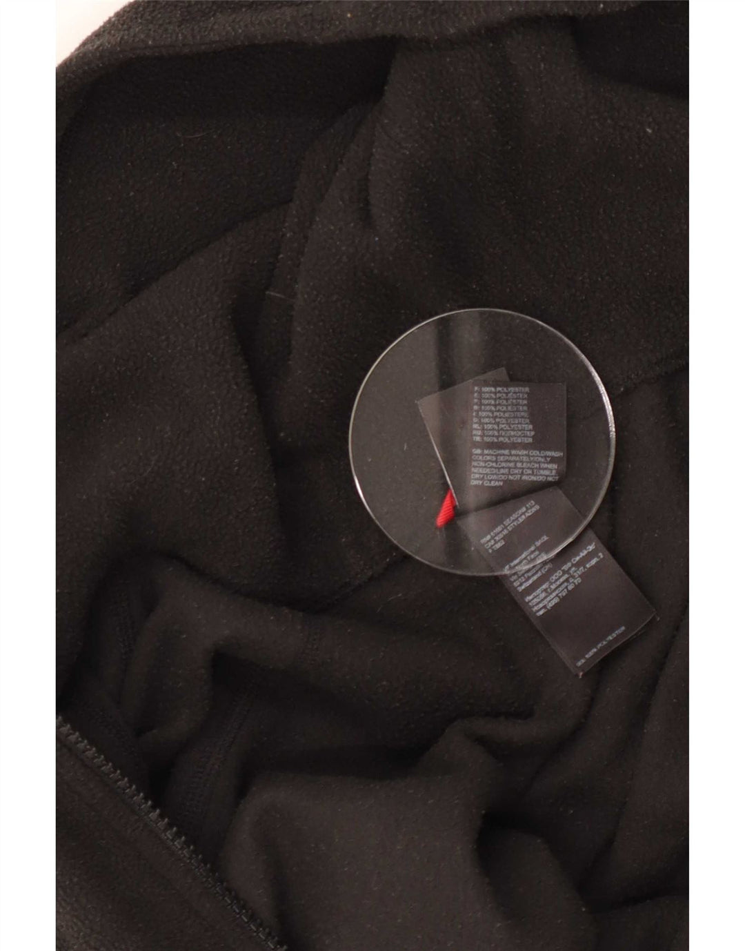 The North Face Damen-Fleecejacke mit Kapuze, UK 12, mittelschwarz, Polyester