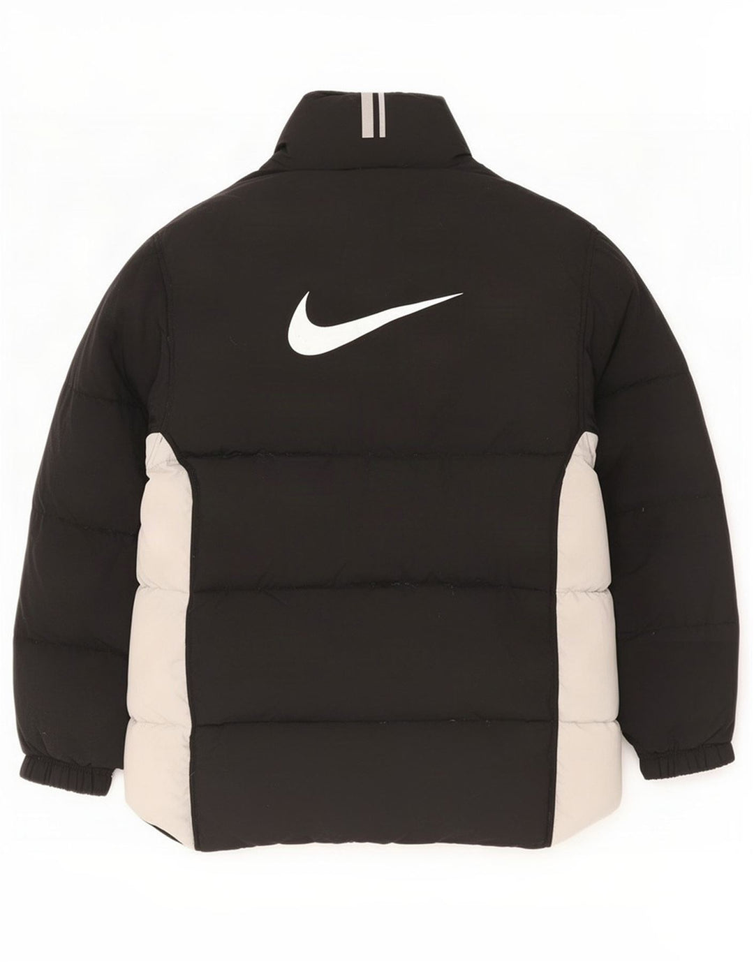Nike Herren Graphic Padded Jacket UK 36/38 Small Schwarzes Colourblock-Nylon
