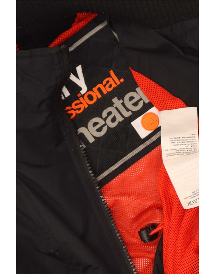 Superdry Damen Windjacke UK 18 XL Schwarz Nylon
