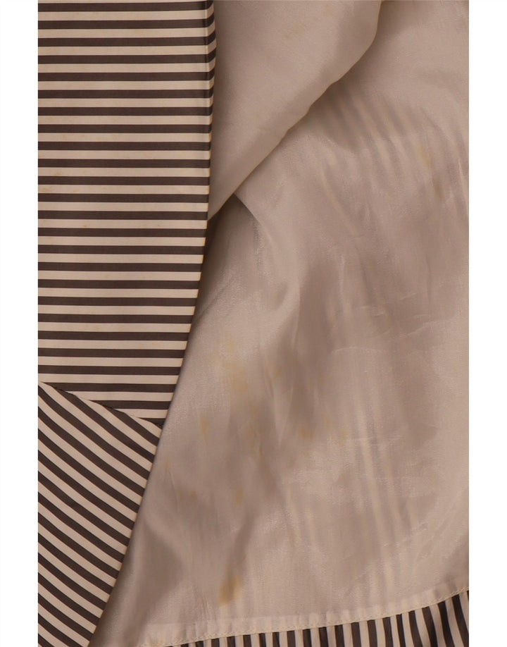 KAREN MILLEN Damen Asymmetrisches A-Linien-Kleid UK 12 Medium Schwarz gestreift